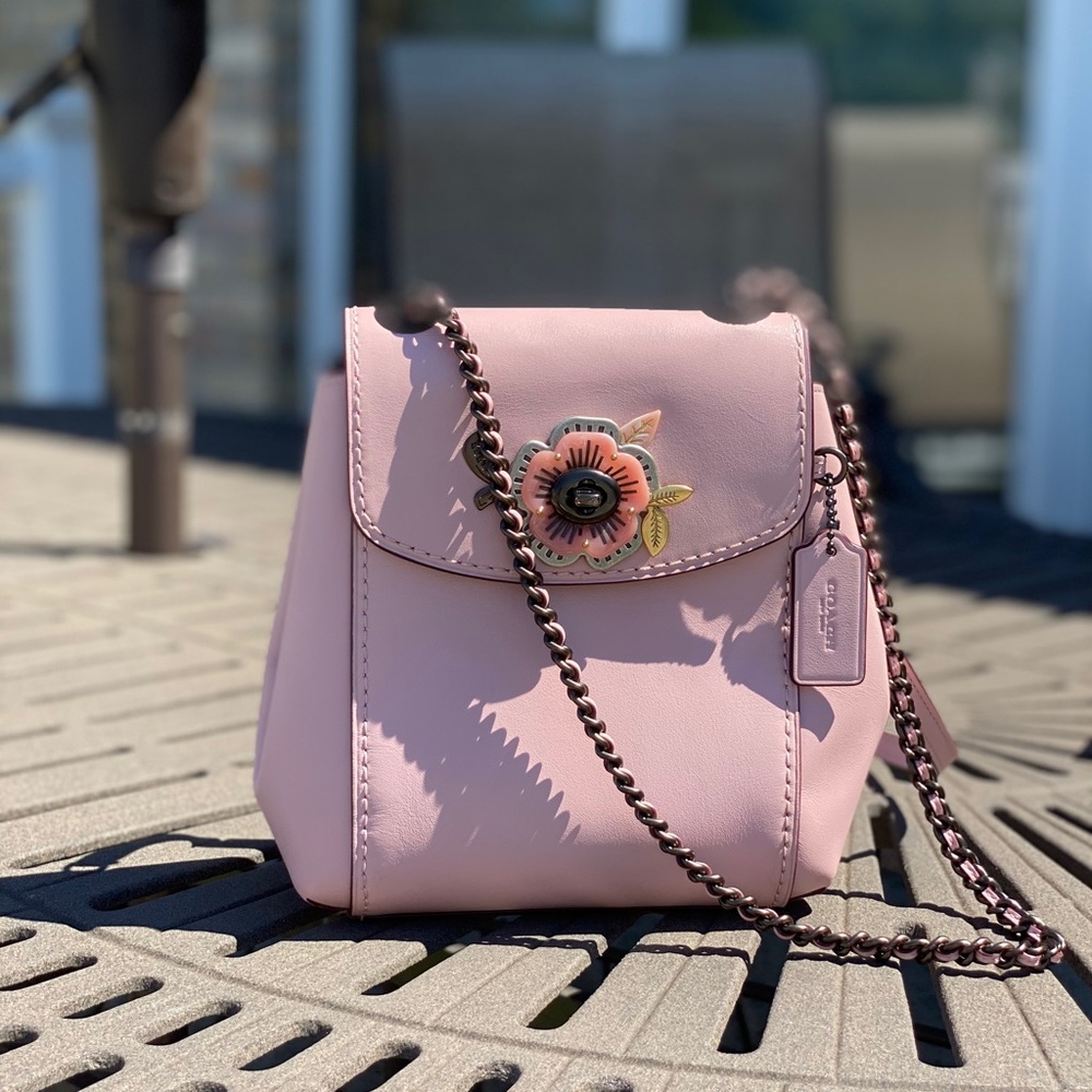 Pink coach purse